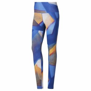 Legginsy Damskie Reebok Yoga Lux Bold High-Rise Kolorowe PL 84XOAMS